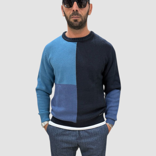 PULLOVER BICOLORE PRIMO EMPORIO DISPONIBILE IN 2 COLORI