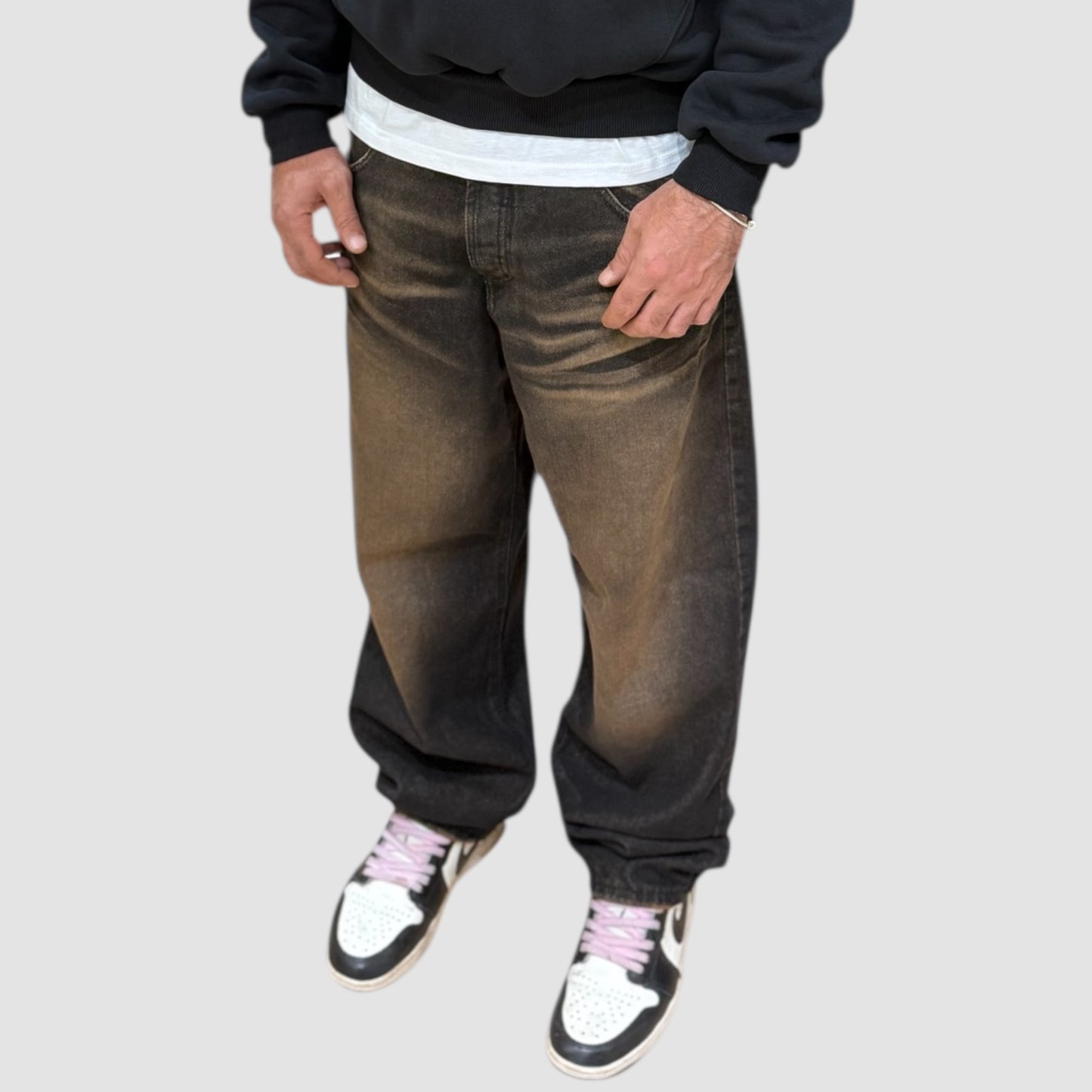 JEANS BAGGY BRONZO