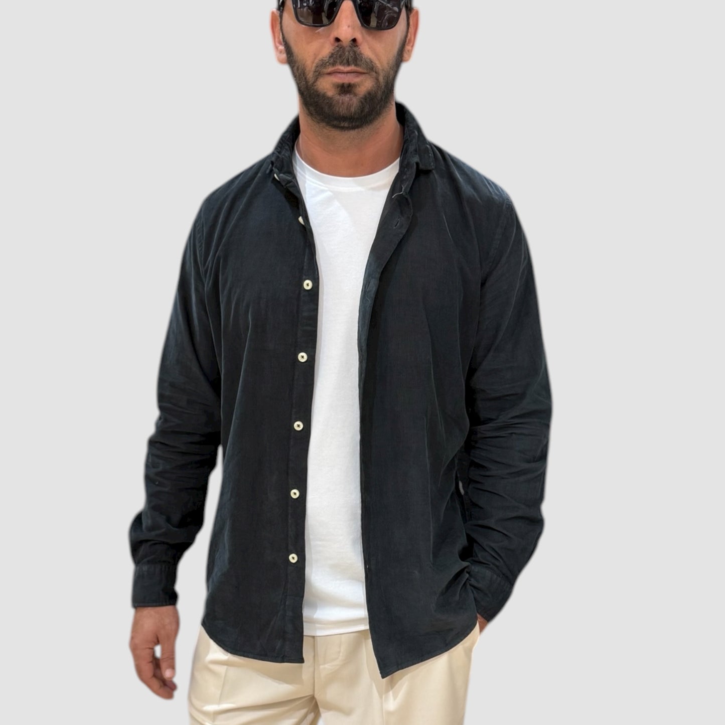 CAMICIA IN VELLUTO DISPONIBILE IN 2 COLORI