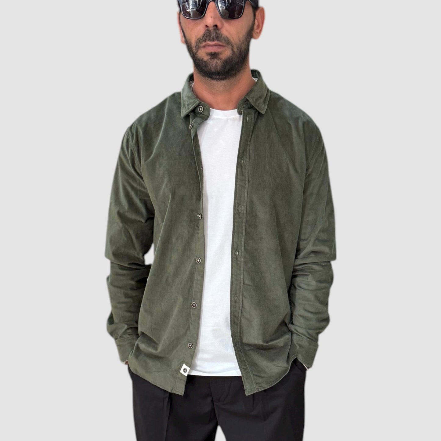 CAMICIA IN VELLUTO ANERKJENDT DISPONIBILE IN 2 COLORI