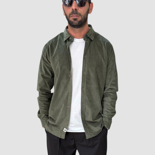 CAMICIA IN VELLUTO ANERKJENDT DISPONIBILE IN 2 COLORI