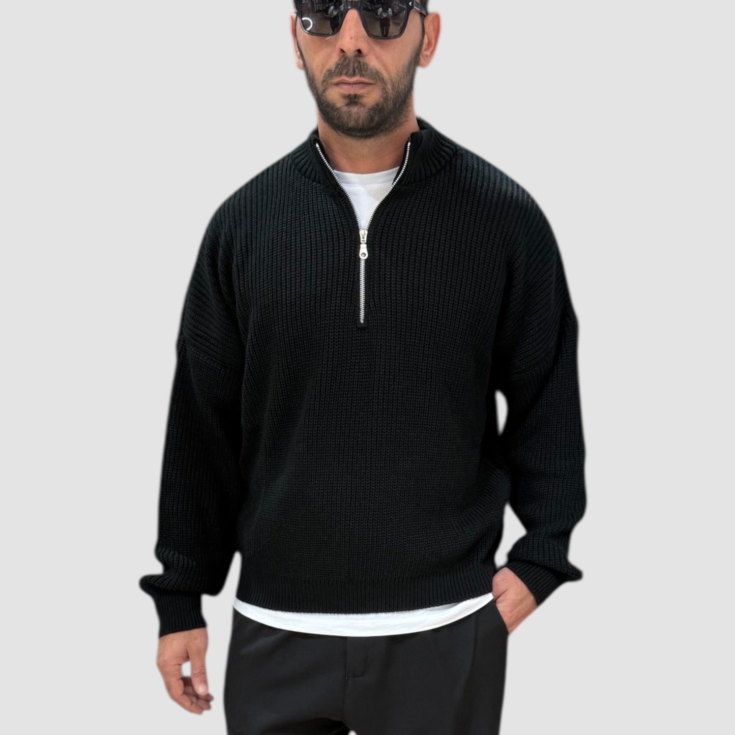 MAGLIA MEZZA ZIP NJB