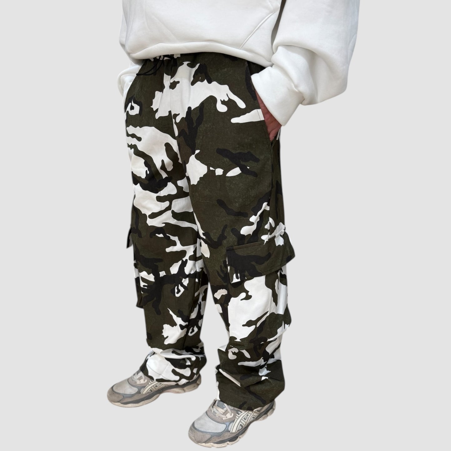 PANTALONE CARGO CAMOUFLAGE BCK
