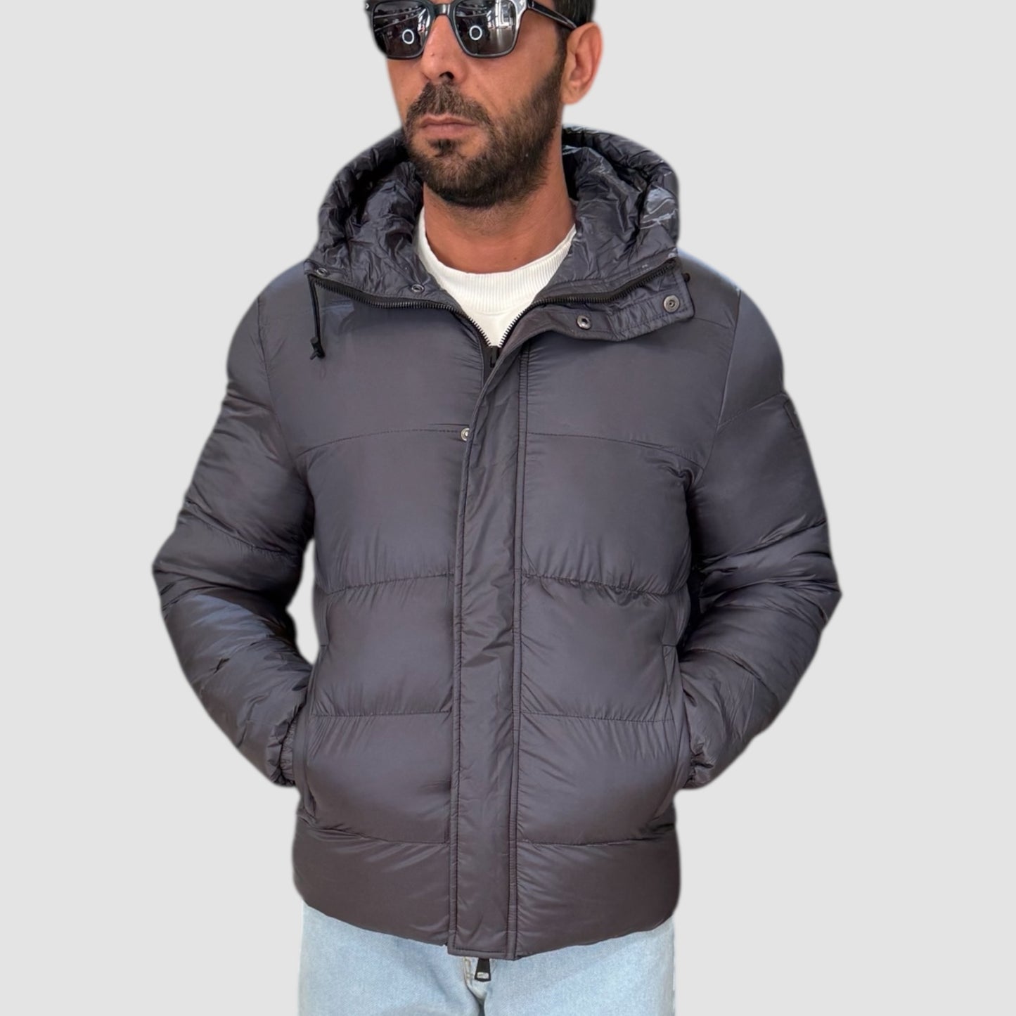 BOMBER CON CAPPUCCIO NJB DISPNIBILE IN 3 COLORI