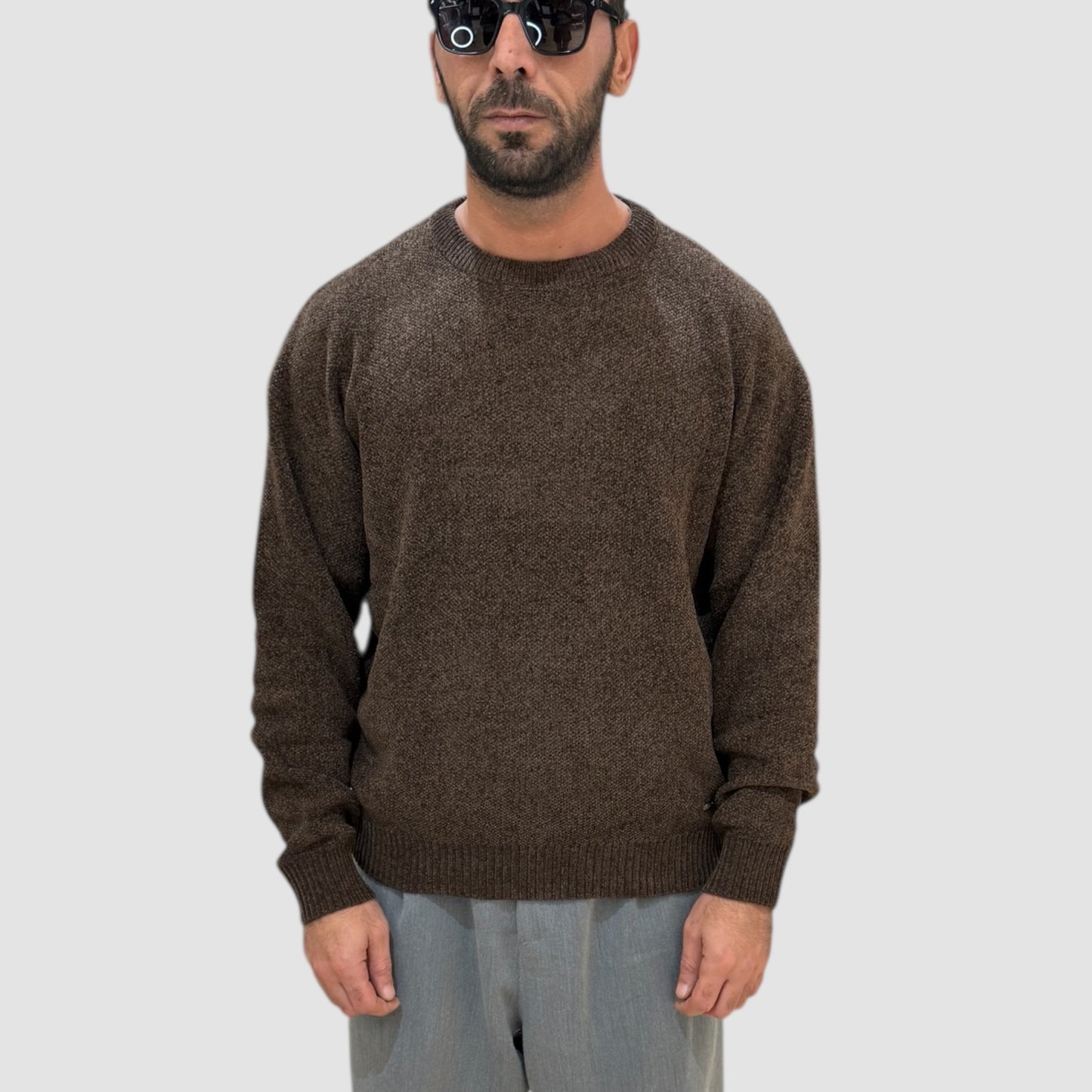 PULLOVER IN CINIGLIA OVERSIZE DISPONIBILE IN 3 COLORI