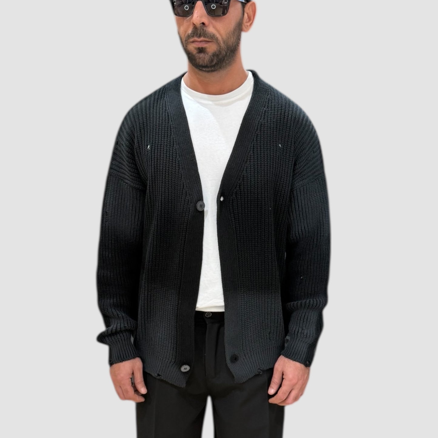 CARDIGAN SPRUZZATO NJB