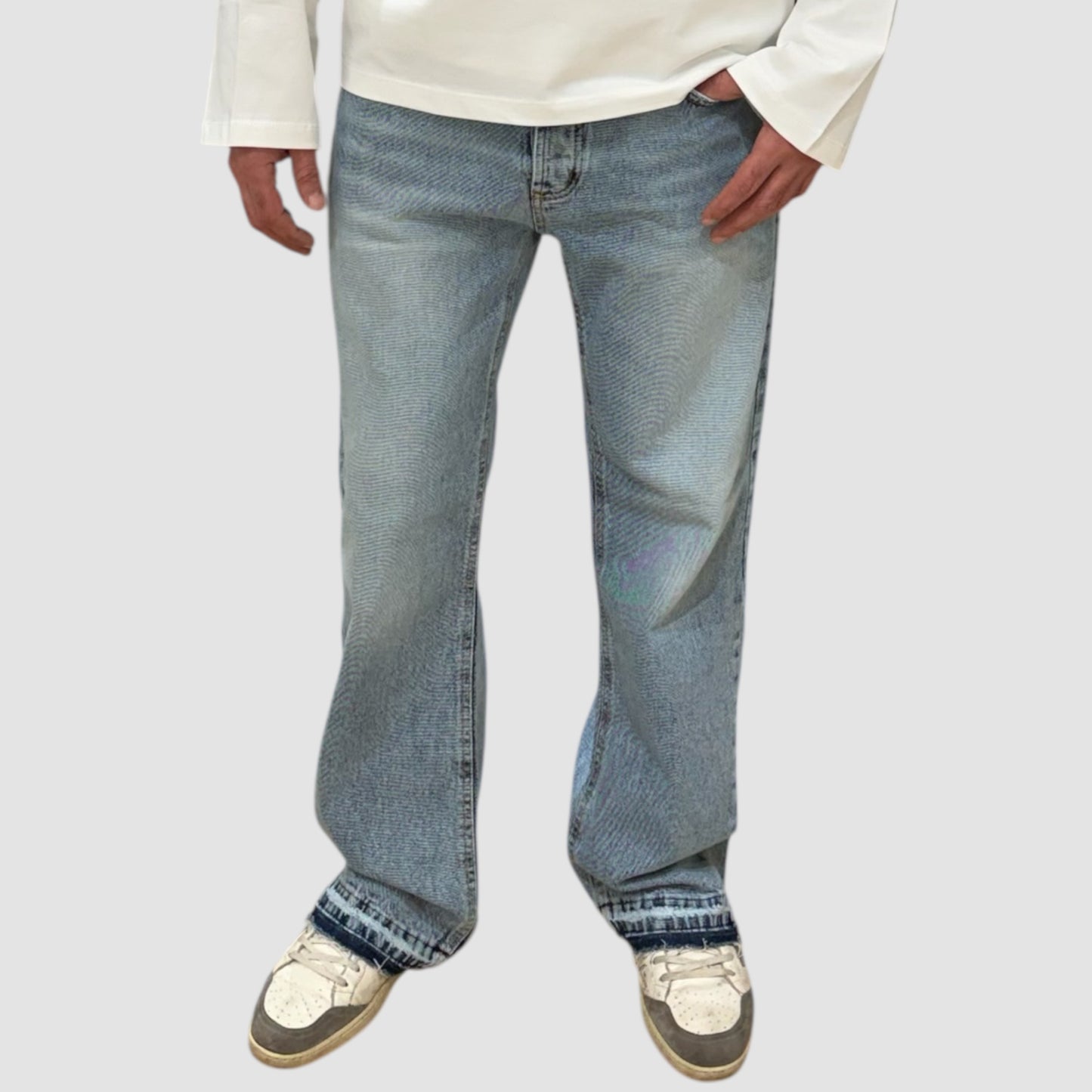 JEANS FLARE CHIARO