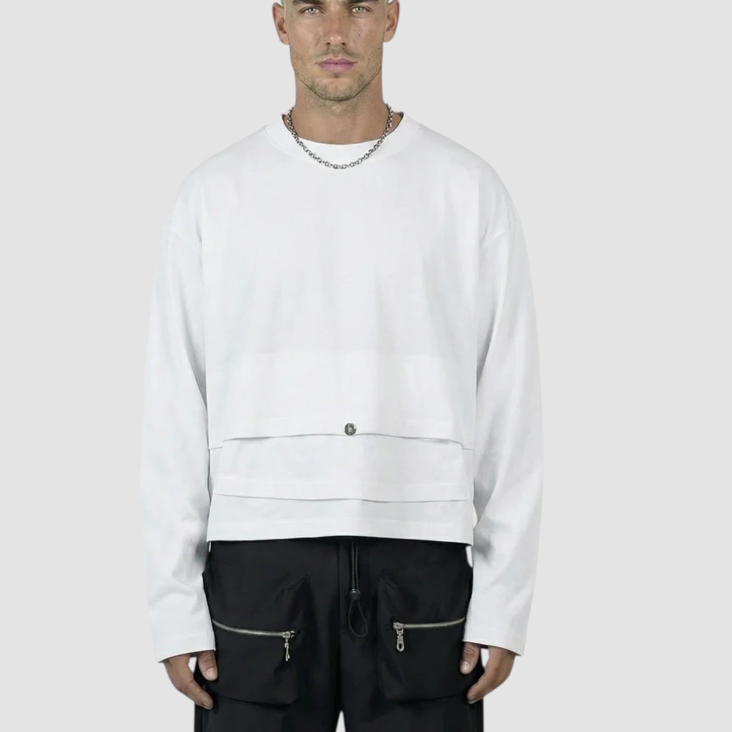 MAGLIA TRIPLE LONG SLEEVE BLACK CIRCUS