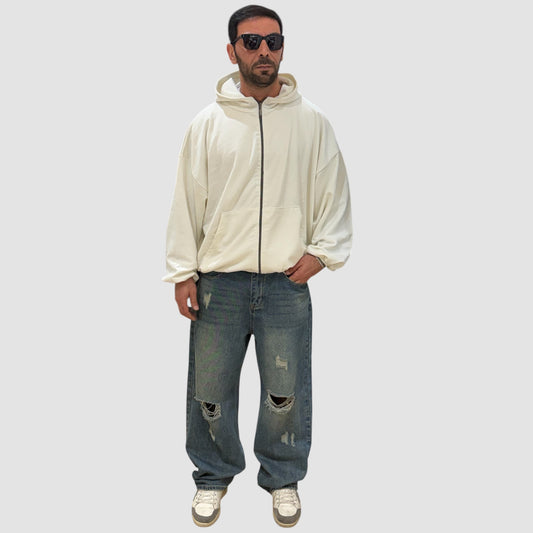 JEANS BAGGY CON ROTTURE