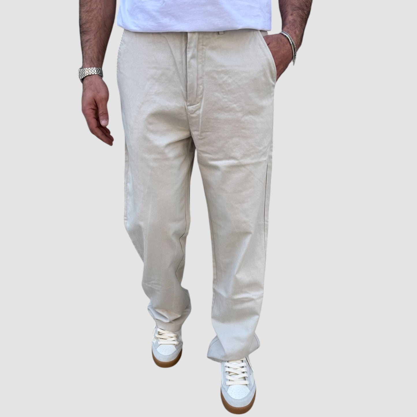 PANTALONE CHINO FONDO AMPIO GIANNI LUPO