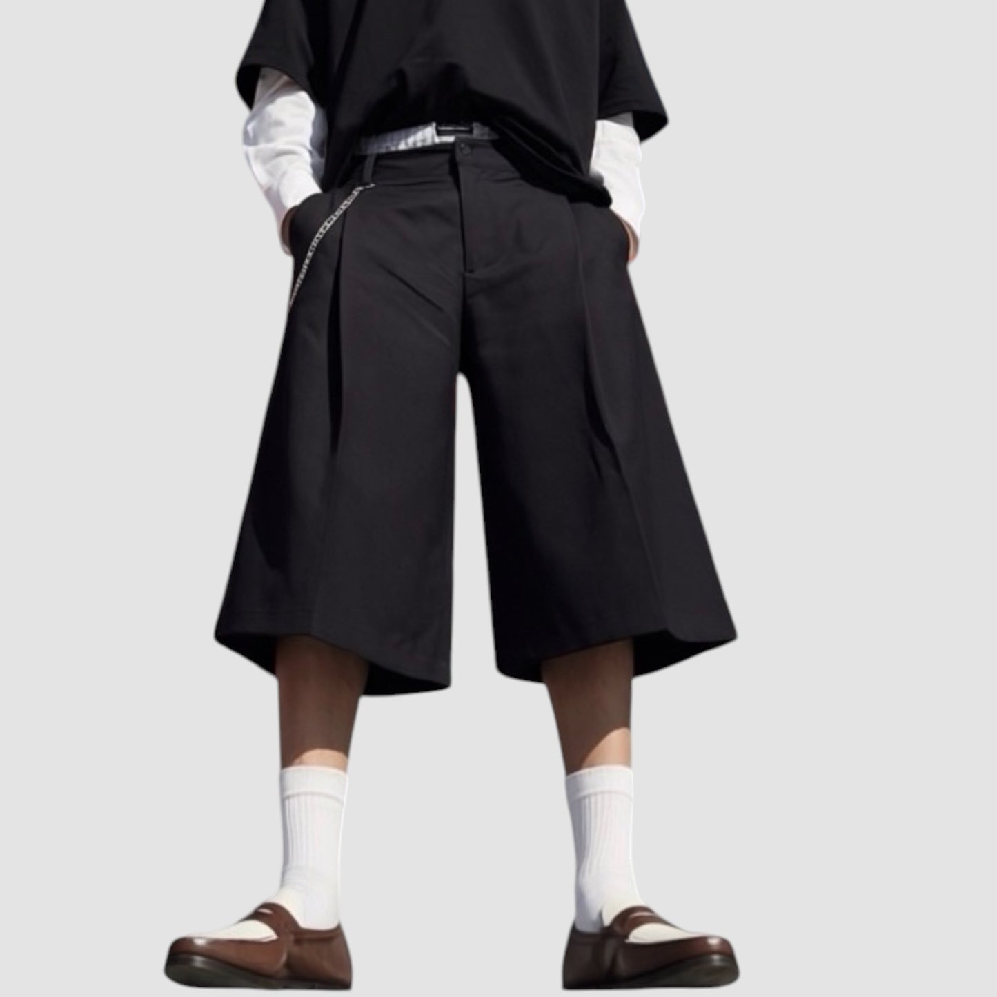 BERMUDONE BAGGY BLACK CIRCUS