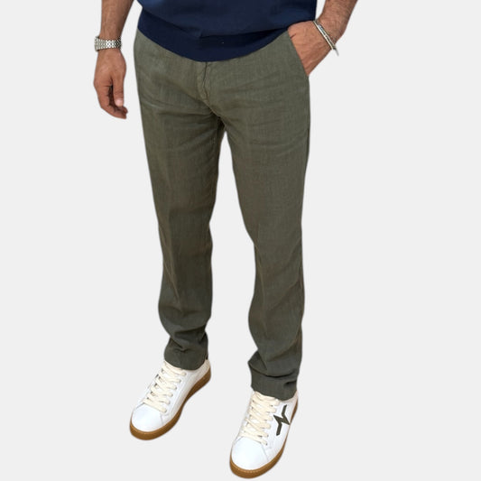 PANTALONE LINO VIENNA SQUAD2 IN 2 COLORI