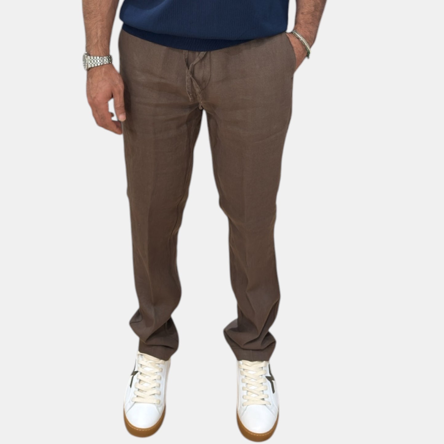 PANTALONE LINO ASKY SQUAD2 IN 2 COLORI