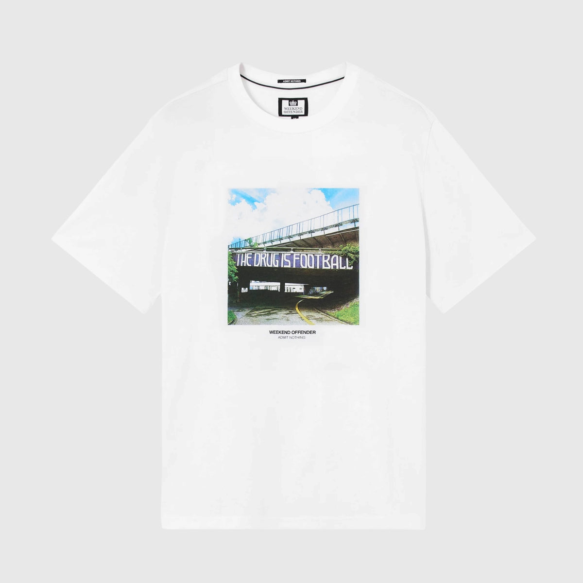 T-SHIRT THE DRUG WEEKEND OFFENDER DISP IN 2 COLORI